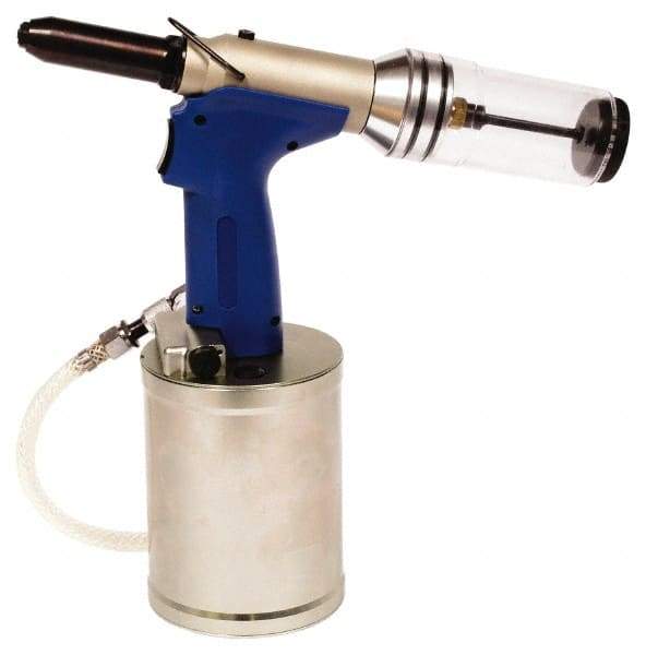 RivetKing - Up to 1/4" Capacity, Air Riveter - 1" Long Stroke, 1/4" Inlet - Makers Industrial Supply