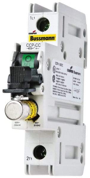 Cooper Bussmann - 3 Phase, 600VAC, 3 Pole, Open Fused Cam & Disconnect Switch - 3 Wires - Makers Industrial Supply