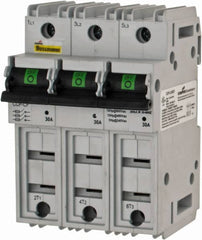 Cooper Bussmann - 3 Phase, 600VAC, 3 Pole, Open Fused Cam & Disconnect Switch - 3 Wires - Makers Industrial Supply