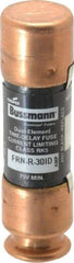 Cooper Bussmann - 125 VDC, 250 VAC, 30 Amp, Time Delay General Purpose Fuse - Fuse Holder Mount, 50.8mm OAL, 20 at DC, 200 (RMS) kA Rating, 14.3mm Diam - Makers Industrial Supply