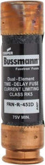 Cooper Bussmann - 125 VDC, 250 VAC, 45 Amp, Time Delay General Purpose Fuse - Fuse Holder Mount, 76.2mm OAL, 20 at DC, 200 (RMS) kA Rating, 20.6mm Diam - Makers Industrial Supply