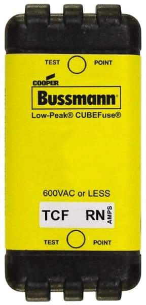 Cooper Bussmann - 300 VDC, 600 VAC, 80 Amp, Time Delay General Purpose Fuse - Plug-in Mount, 76.45mm OAL, 100 at DC, 200 (CSA RMS), 300 (UL RMS) kA Rating - Makers Industrial Supply