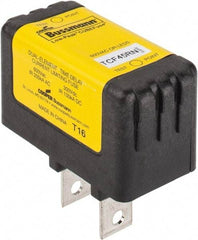 Cooper Bussmann - 300 VDC, 600 VAC, 45 Amp, Time Delay General Purpose Fuse - Plug-in Mount, 54.1mm OAL, 100 at DC, 200 (CSA RMS), 300 (UL RMS) kA Rating - Makers Industrial Supply