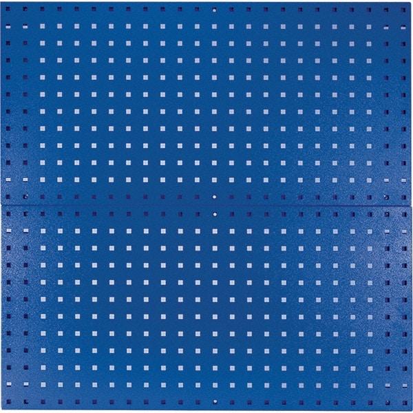 Kennedy - 18" Wide x 36" High Industrial Steel Tool Peg Board System - 2 Panels, Steel, Blue - Makers Industrial Supply