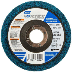 Norton - 4-1/2" Diam, Medium Grade, Aluminum Oxide Deburring Disc - Makers Industrial Supply