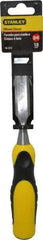 Stanley - 9" OAL x 3/4" Blade Width Wood Chisel - 3/4" Tip, Polypropylene Handle - Makers Industrial Supply