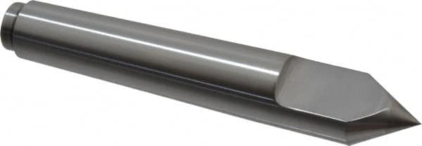 Riten - 1.078" Head Diam, Carbide-Tipped Steel Standard Point Half Dead Center - B&S 9 Brown & Sharpe Taper, 1.078" Point Diam, 6-1/2" OAL - Makers Industrial Supply