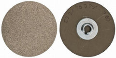 PFERD - 3" Disc Diam, 60 Grit, Diamond Quick Change Disc - Type S Attaching System, Coated, Brown, Coarse Grade, 6,300 RPM, D251 Series - Makers Industrial Supply