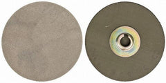 PFERD - 3" Disc Diam, 220 Grit, Diamond Quick Change Disc - Type S Attaching System, Coated, Brown, Fine Grade, 6,300 RPM, D76 Series - Makers Industrial Supply