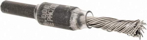 PFERD - 1/4" Brush Diam, Knotted, End Brush - 1/4" Diam Shank, 20,000 Max RPM - Makers Industrial Supply