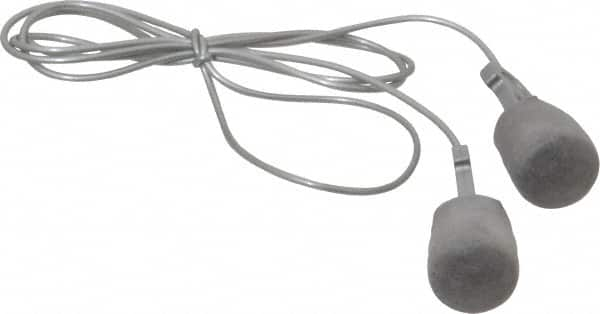 3M - Reusable, Corded, 29 dB Earplugs - Gray, No Roll - Makers Industrial Supply