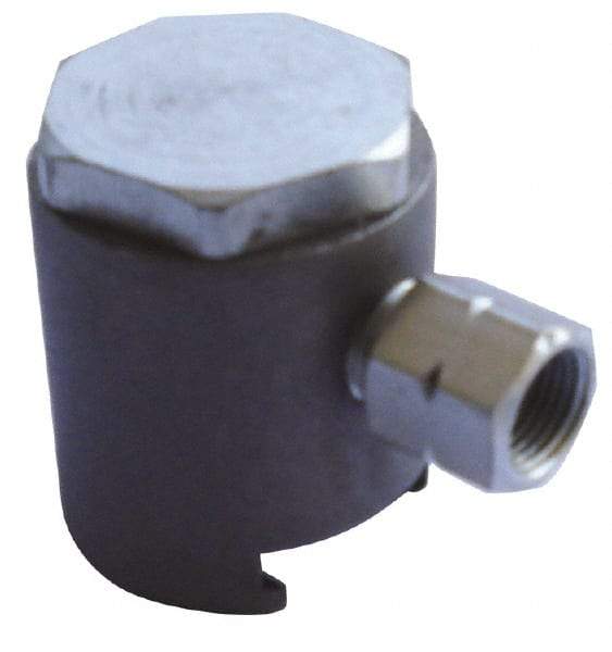 PRO-LUBE - 7,500 Operating psi, 7/8" Long, 1/8 Thread, Grease Gun Button-Head Coupler - NPT Thread - Makers Industrial Supply