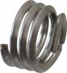 Recoil - M2.5x0.45 Metric Coarse, 2.5mm OAL, Free Running Helical Insert - 3-3/8 Free Coils, Tanged, Stainless Steel, Bright Finish, 1D Insert Length - Makers Industrial Supply