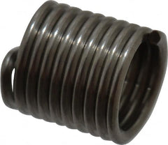 Recoil - M3.5x0.60 Metric Coarse, 7mm OAL, Free Running Helical Insert - 8-5/8 Free Coils, Tanged, Stainless Steel, Bright Finish, 2D Insert Length - Makers Industrial Supply