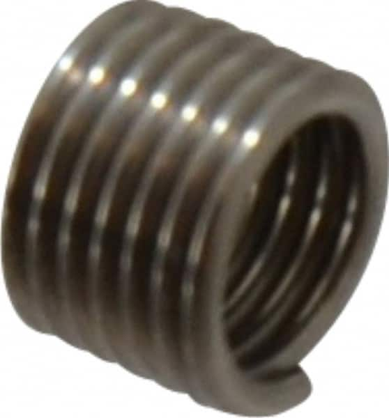 Recoil - M3.5x0.60 Metric Coarse, 5.3" OAL, Free Running Helical Insert - 6-3/8 Free Coils, Tanged, Stainless Steel, 1-1/2D Insert Length - Makers Industrial Supply