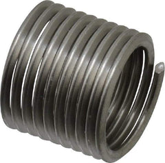 Recoil - M10x1.25 Metric Fine, 15" OAL, Free Running Helical Insert - 9-1/2 Free Coils, Tanged, Stainless Steel, 1-1/2D Insert Length - Makers Industrial Supply