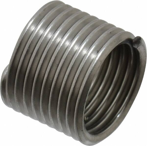 Recoil - M12x1.50 Metric Fine, 18" OAL, Free Running Helical Insert - 9-5/8 Free Coils, Tanged, Stainless Steel, 1-1/2D Insert Length - Makers Industrial Supply