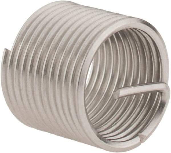 Recoil - M14x1.25 Metric Fine, 3/4" OAL, Free Running Helical Insert - Tanged, Stainless Steel - Makers Industrial Supply