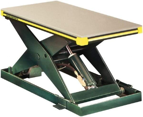 Southworth - 2,000 Lb Capacity Hydraulic Scissor Lift Table - 6-3/4" to 42-3/4" Lift Height, 48" Platform Length x 24" Platform Width - Makers Industrial Supply