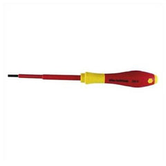 Insulated Cushion Grip Slotted Screwdriver 5.5 × 175 mm (7/32″) In Carded Hanger - Makers Industrial Supply