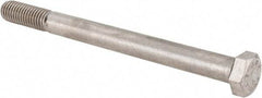 Value Collection - 1/2-13 UNC, 6" Length Under Head Hex Head Cap Screw - Partially Threaded, Grade 316 Stainless Steel, Uncoated, 3/4" Hex - Makers Industrial Supply