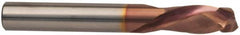 Onsrud - 1/2" Cutting Diam x 1-3/8" Length of Cut, 3 Flute, Compression Spiral Router Bit - Marathon Coated, Right Hand Cut, Solid Carbide, 3-1/2" OAL x 1/2" Shank Diam, Double Edge, 30° Helix Angle - Makers Industrial Supply