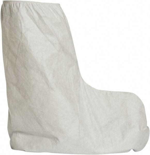 Dupont - Size Universal, Tyvek, Standard Boot Cover - White, Non-Chemical Resistant - Makers Industrial Supply