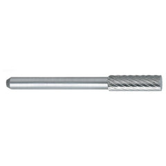 ‎SM-53 -4mm × 12mm LOC × 6mm Shank × 50mm OAL 14 Degree Included Angle Carbide Medium Right Hand Spiral Burr - Makers Industrial Supply