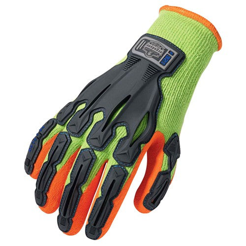 921 S Lime Impact-Reduc Glove Thermal Rubber-Dipped Dorsal - Makers Industrial Supply