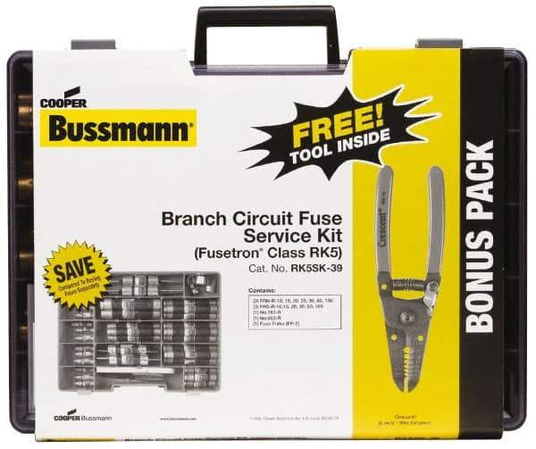 Cooper Bussmann - RK5 Class, 250/600 VAC/VDC, Fuse Service Kit - 100 Amps - Makers Industrial Supply