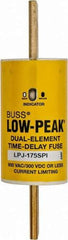 Cooper Bussmann - 300 VDC, 600 VAC, 175 Amp, Time Delay General Purpose Fuse - Bolt-on Mount, 5-3/4" OAL, 100 at DC, 300 at AC (RMS) kA Rating, 1-7/64" Diam - Makers Industrial Supply