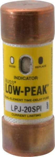 Cooper Bussmann - 300 VDC, 600 VAC, 20 Amp, Time Delay General Purpose Fuse - Fuse Holder Mount, 2-1/4" OAL, 100 at DC, 300 at AC (RMS) kA Rating, 13/16" Diam - Makers Industrial Supply