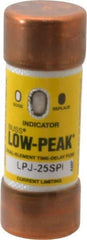 Cooper Bussmann - 300 VDC, 600 VAC, 25 Amp, Time Delay General Purpose Fuse - Fuse Holder Mount, 2-1/4" OAL, 100 at DC, 300 at AC (RMS) kA Rating, 13/16" Diam - Makers Industrial Supply