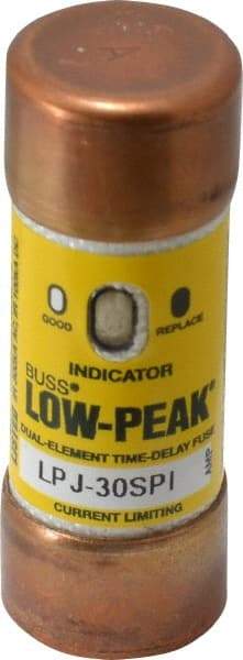 Cooper Bussmann - 300 VDC, 600 VAC, 30 Amp, Time Delay General Purpose Fuse - Fuse Holder Mount, 2-1/4" OAL, 100 at DC, 300 at AC (RMS) kA Rating, 13/16" Diam - Makers Industrial Supply