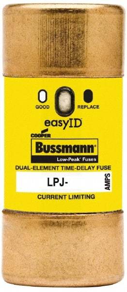 Cooper Bussmann - 300 VDC, 600 VAC, 40 Amp, Time Delay General Purpose Fuse - Fuse Holder Mount, 2-3/8" OAL, 100 at DC, 300 at AC (RMS) kA Rating, 1-1/16" Diam - Makers Industrial Supply