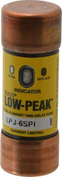 Cooper Bussmann - 300 VDC, 600 VAC, 6 Amp, Time Delay General Purpose Fuse - Fuse Holder Mount, 2-1/4" OAL, 100 at DC, 300 at AC (RMS) kA Rating, 13/16" Diam - Makers Industrial Supply