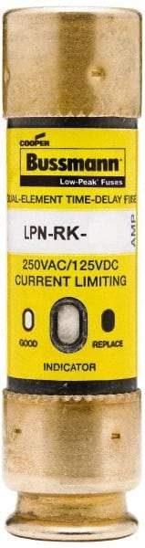 Cooper Bussmann - 125 VDC, 250 VAC, 40 Amp, Time Delay General Purpose Fuse - Fuse Holder Mount, 76.2mm OAL, 100 at DC, 300 at AC (RMS) kA Rating, 13/16" Diam - Makers Industrial Supply