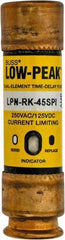 Cooper Bussmann - 125 VDC, 250 VAC, 45 Amp, Time Delay General Purpose Fuse - Fuse Holder Mount, 76.2mm OAL, 100 at DC, 300 at AC (RMS) kA Rating, 13/16" Diam - Makers Industrial Supply