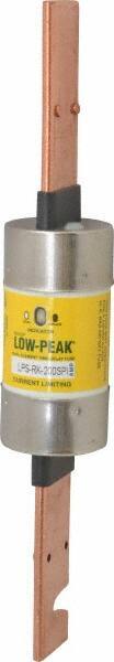 Cooper Bussmann - 300 VDC, 600 VAC, 200 Amp, Time Delay General Purpose Fuse - Bolt-on Mount, 9-5/8" OAL, 100 at DC, 300 at AC (RMS) kA Rating, 1-39/64" Diam - Makers Industrial Supply