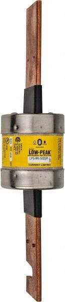 Cooper Bussmann - 300 VDC, 600 VAC, 500 Amp, Time Delay General Purpose Fuse - Bolt-on Mount, 339.7mm OAL, 100 at DC, 300 at AC (RMS) kA Rating, 73.2mm Diam - Makers Industrial Supply