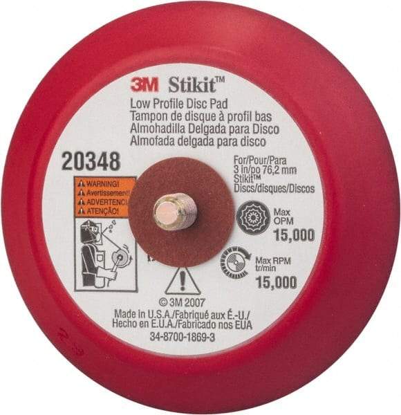 3M - Disc Backing Pad - 15,000 RPM - Makers Industrial Supply