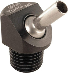 QPM Products - 5/16" Hose Inside Diam, Coolant Hose Nozzle - NPT, for Use with CNC Lathes - Makers Industrial Supply