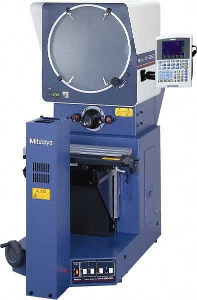 Mitutoyo - Optical Comparators & Profile Projectors Orientation: Vertical Magnification: 10x - Makers Industrial Supply