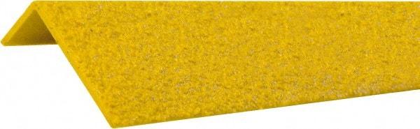 Rust-Oleum - Yellow Solid Color Anti-Slip Vinyl Strip - 2-1/4" Wide x 3' Long x 1" Thick, General Traffic - Makers Industrial Supply