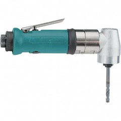 Dynabrade - 1/4" Keyed Chuck - Right Angle Handle, 950 RPM, 0.4 hp, 90 psi - Makers Industrial Supply