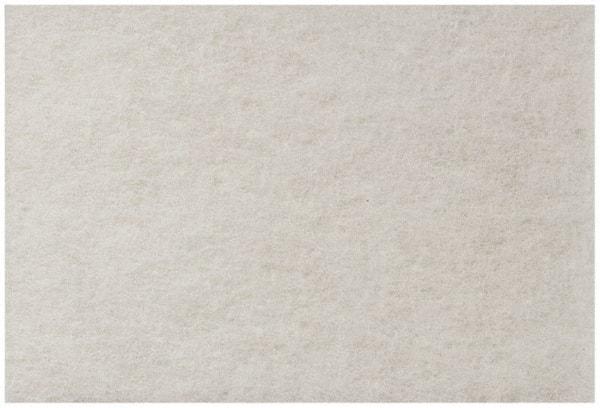 3M - Super Fine Grade, Aluminum Silicate Hand Pad - White, 6" Wide x 9" Long, Nonwoven - Makers Industrial Supply