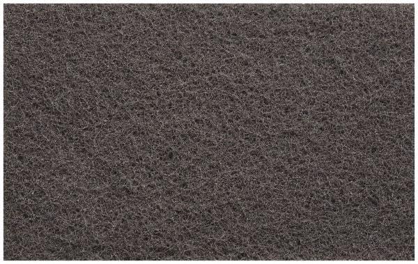 3M - Medium Grade, Silicon Carbide Hand Pad - Gray, 6" Wide x 9" Long, Nonwoven - Makers Industrial Supply