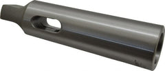 Accupro - MT4 Inside Morse Taper, MT5 Outside Morse Taper, Standard Reducing Sleeve - Hardened & Ground Throughout, 3/4" Projection, 6-13/16" OAL - Exact Industrial Supply