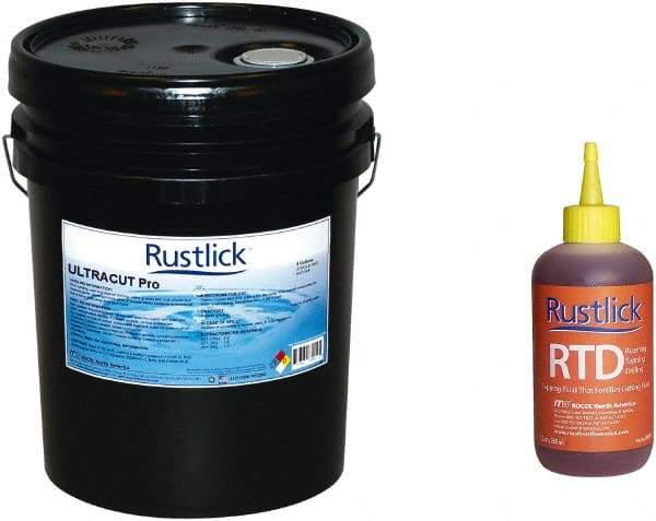 Rustlick - Rustlick Ultracut Pro/PowerCool Pro, 5 Gal Pail Cutting & Grinding Fluid - Water Soluble - Makers Industrial Supply