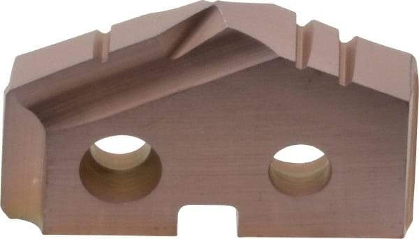 Allied Machine and Engineering - 7/8" Diam x 5/32" Thick, Seat Code 1, 132° Included Angle Spade Drill Insert - AM200 Coated, Cobalt, Grade Super Cobalt, Series GEN2 T-A - Makers Industrial Supply